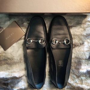 Gucci Black Praga Loafers